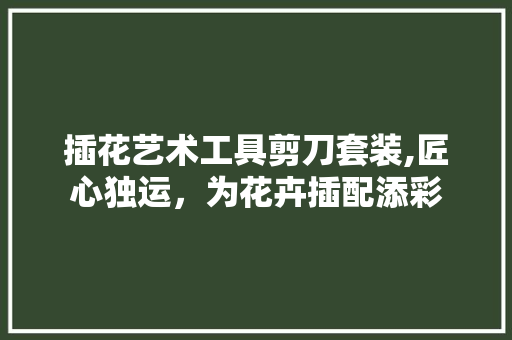 插花艺术工具剪刀套装,匠心独运，为花卉插配添彩