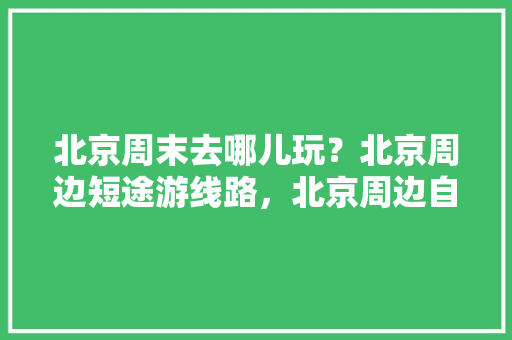 北京周末去哪儿玩？北京周边短途游线路，北京周边自驾游去哪儿，飞机赏叶植物怎么养护的视频。