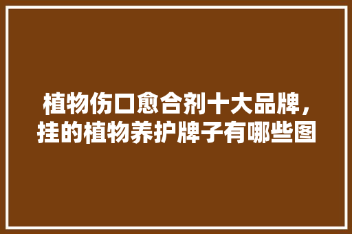 植物伤口愈合剂十大品牌，挂的植物养护牌子有哪些图片。